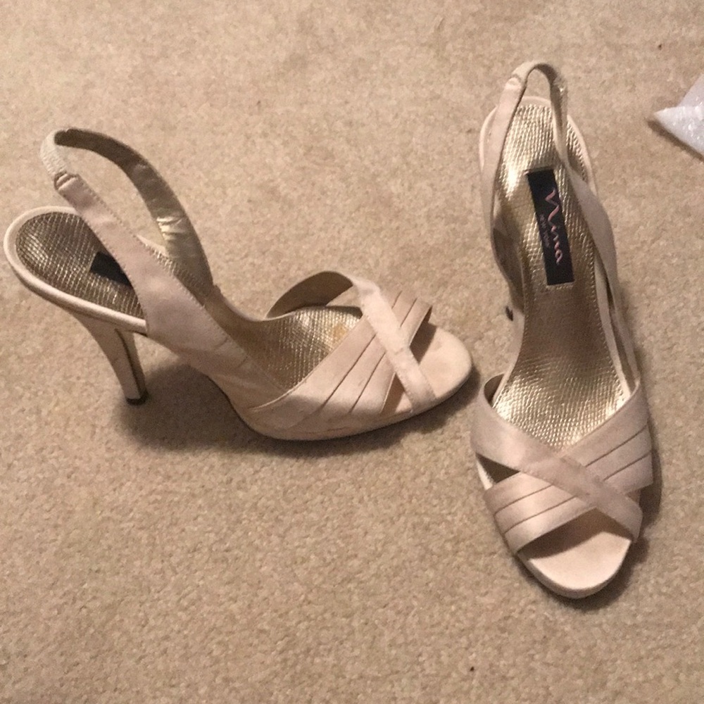 Worn once as wedding shoes